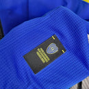 "Camisa Boca Juniors Edição Centenário 2005 Nike Retrô Masculina azul e amarela com escudo bordado e design clássico histórico"

