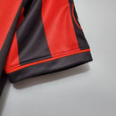 Camisa AC Milan Home I 1996/97 Lotto Retrô Masculina - Vermelha e Preta