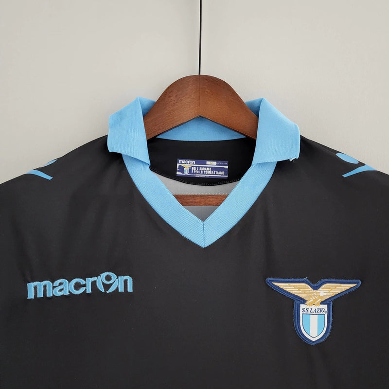Camisa Lazio Retrô Away 2015/16 Torcedor Masculina - Preto