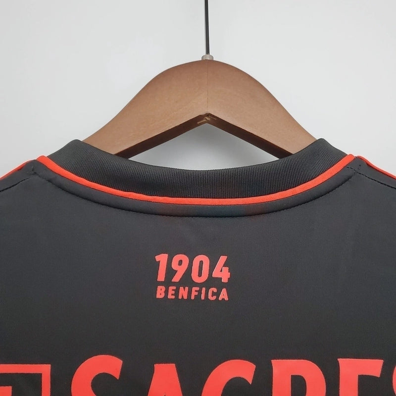 Camisa Benfica III Adidas 2021/22 Torcedor Masculina - Preto