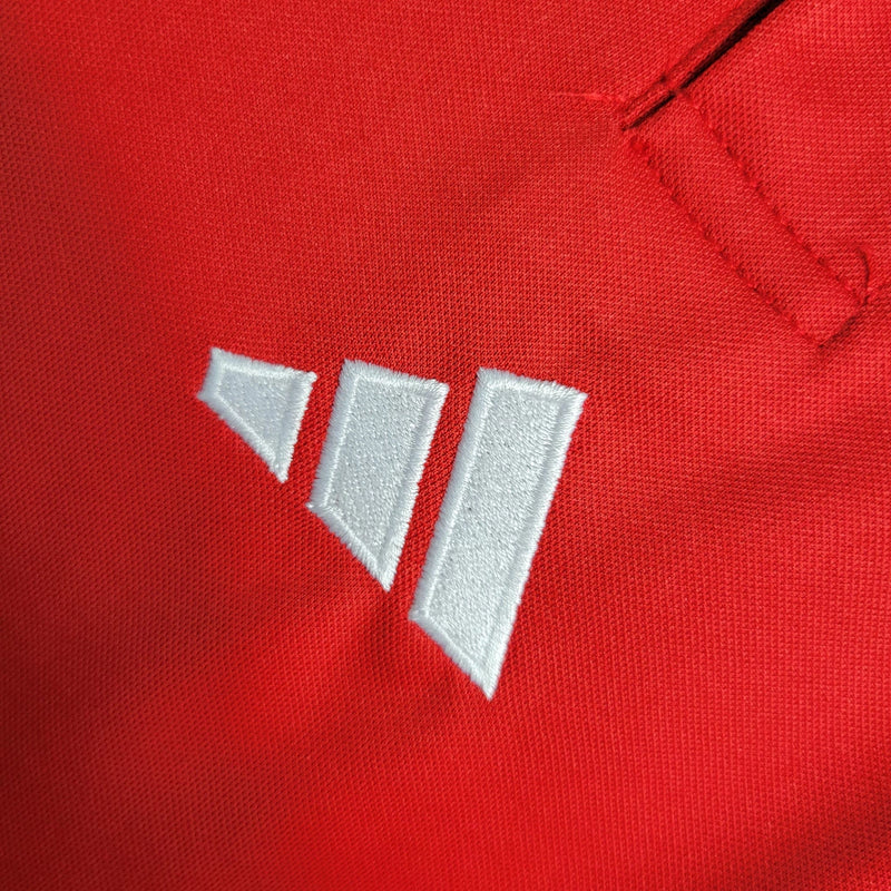 Camisa Universidad de Chile Away II 2023/24 Adidas Torcedor Masculina Vermelha, uniforme de futebol La U, camiseta torcida masculina, kit torcedor Chile, camisa de jogo Adidas La U, produto oficial de torcedor universitario, camisa colecionador futebol Chile"