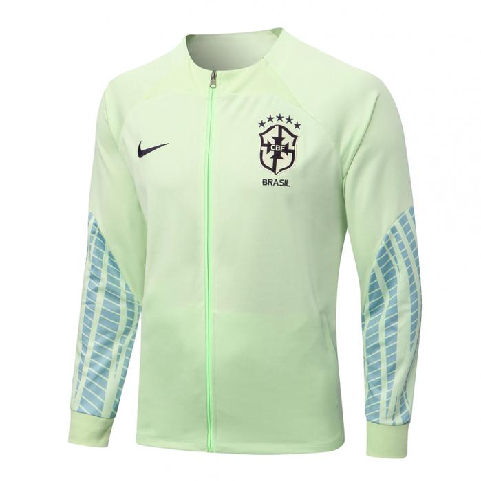 Conjunto Agasalho Treino Seleção Brasileira - Verde e Azul