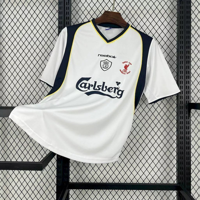 Camisa Liverpool Away (2) 2001/02 Reebok Retrô Masculina