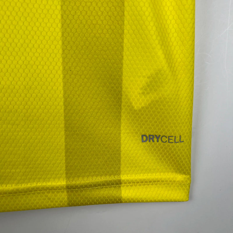 Camisa Peñarol Third III 2023/24 Torcedor Masculina Amarela, uniforme vibrante, futebol uruguaio, escudo bordado, tradição e conforto para torcedores"