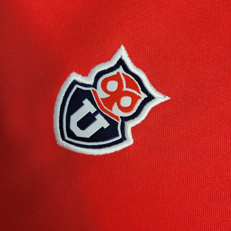 Camisa Universidad de Chile Away II 2023/24 Adidas Torcedor Masculina - Vermelha