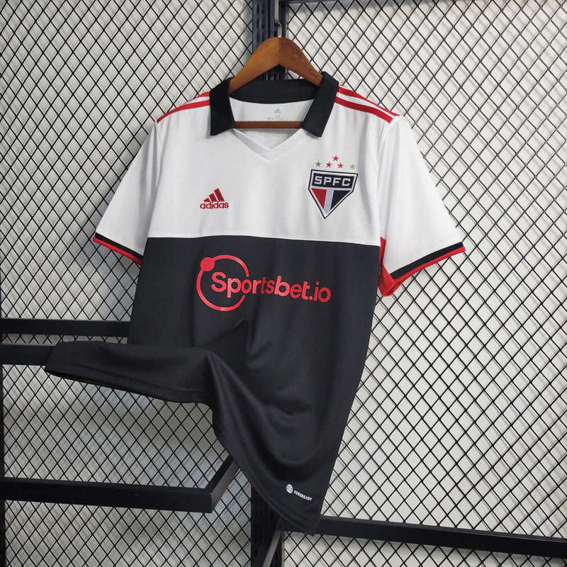 Camisa São Paulo Third III 2022/23 Adidas Torcedor Masculina com design moderno e cores marcantes, leve e respirável, ideal para jogos, treinos e torcedores do Tricolor Paulista