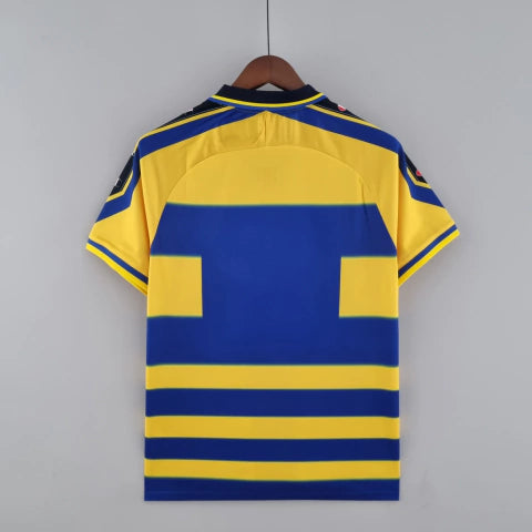 Camisa Parma Home I 1999/00 Retrô Masculina - Amarela
