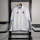 Corta Vento Flamengo 2023/24 Adidas Masculino - Branco