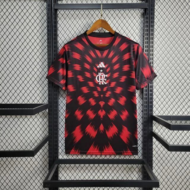 Camisa Flamengo Pré-Jogo 2025/26 Adidas Torcedor Masculina
