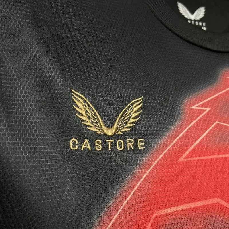 Camisa Athletic Bilbao Pré-Jogo 2024/25 Castore Torcedor Masculina