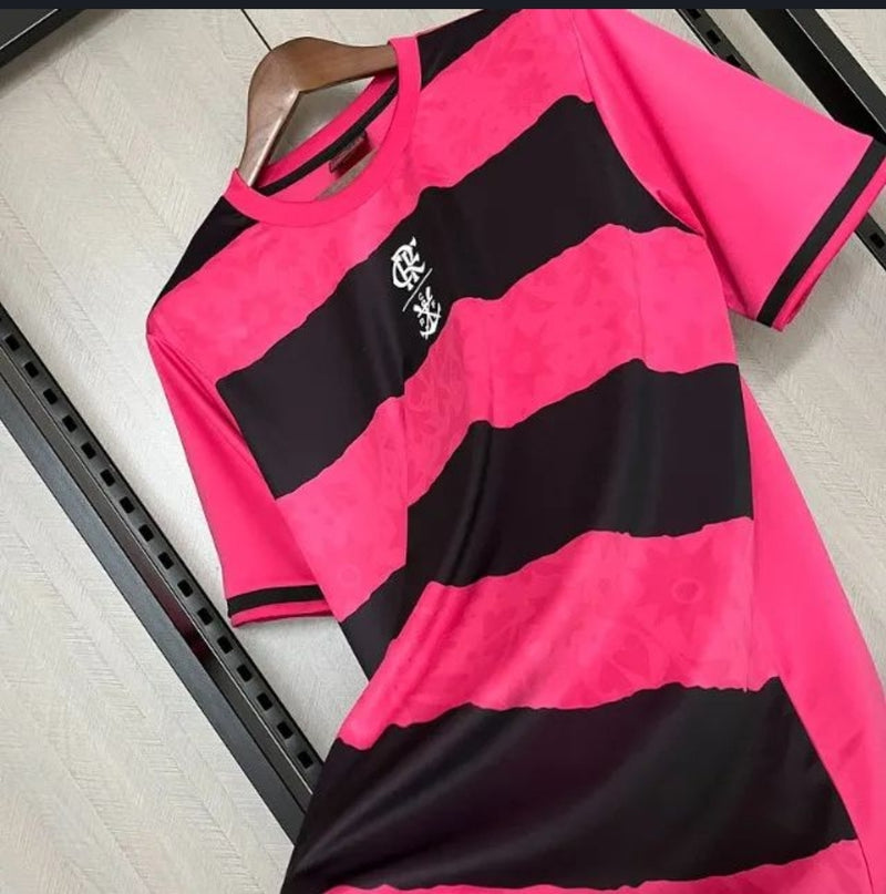 Camisa flamengo 2024/25 edição "Outubro Rosa" torcedor masculina - Rosa
