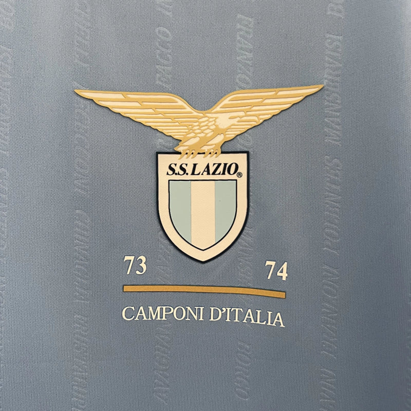 Camisa Lázio 'Comemorativa Scudetto 1973/74' 2024/25 Mizuno Torcedor Masculina